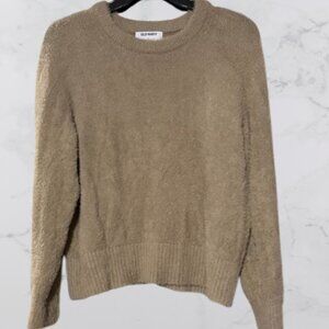 Old Navy Cozy Oversized Bouclé Crew-Neck Sweater for Women - Size XL